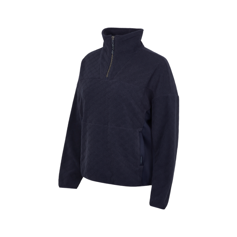 Lemieux - Damen Langarm-Sweatshirt Dana Quarter Zip Marine | - Ohlala