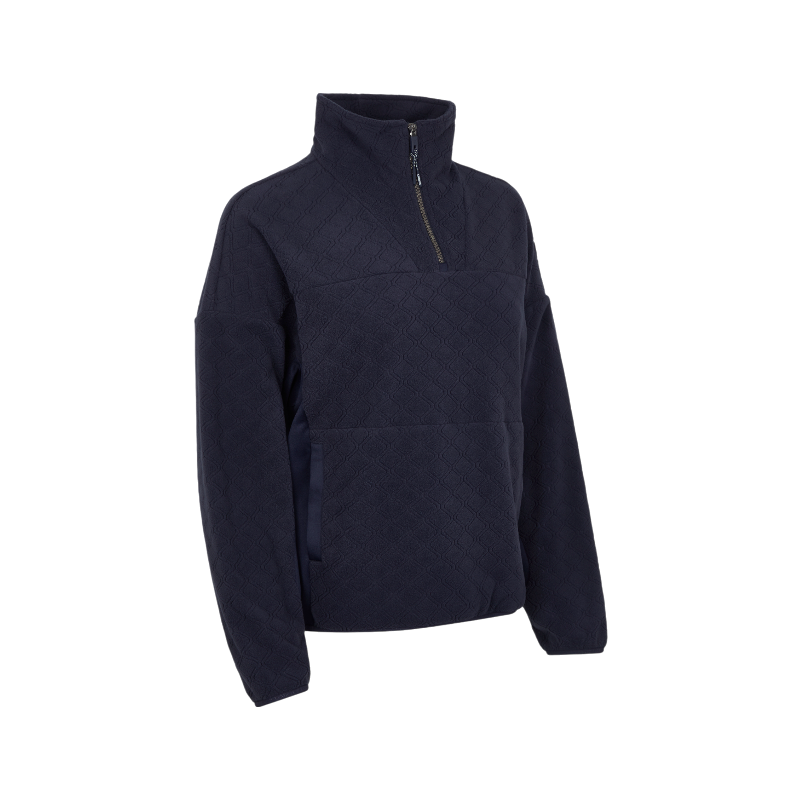Lemieux - Damen Langarm-Sweatshirt Dana quarter zip marine | - Ohlala