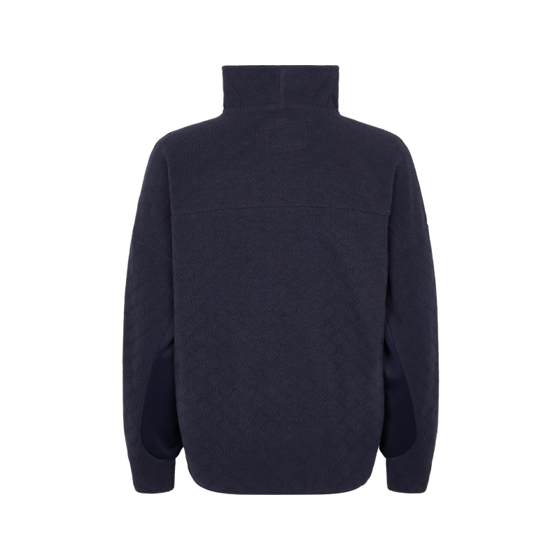Lemieux - Damen Langarm-Sweatshirt Dana quarter zip marine | - Ohlala