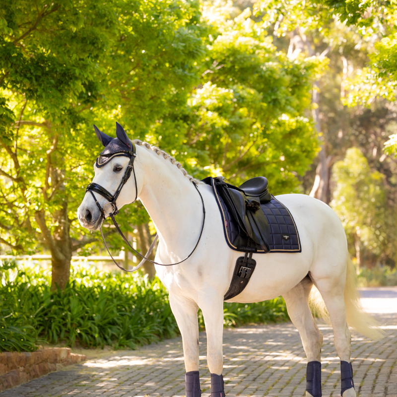 Lemieux - Square Loire Classic dressage rug dusk blue 