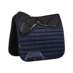 Lemieux - Square X-Grip Silicone navy dressage pad | - Ohlala