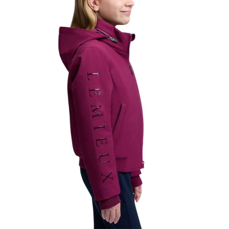 LeMieux – Wasserdichte Kinderjacke Clarissa Crew Brombeerfarben