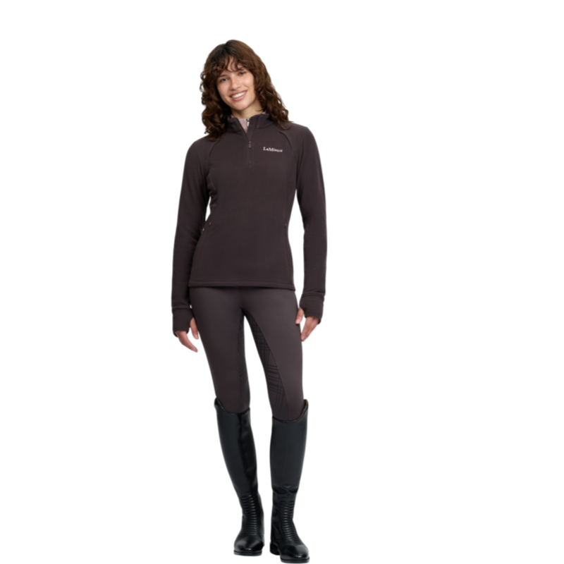 LeMieux - Women's Frances Cocoa Quarter-Zip Fleece Jacket