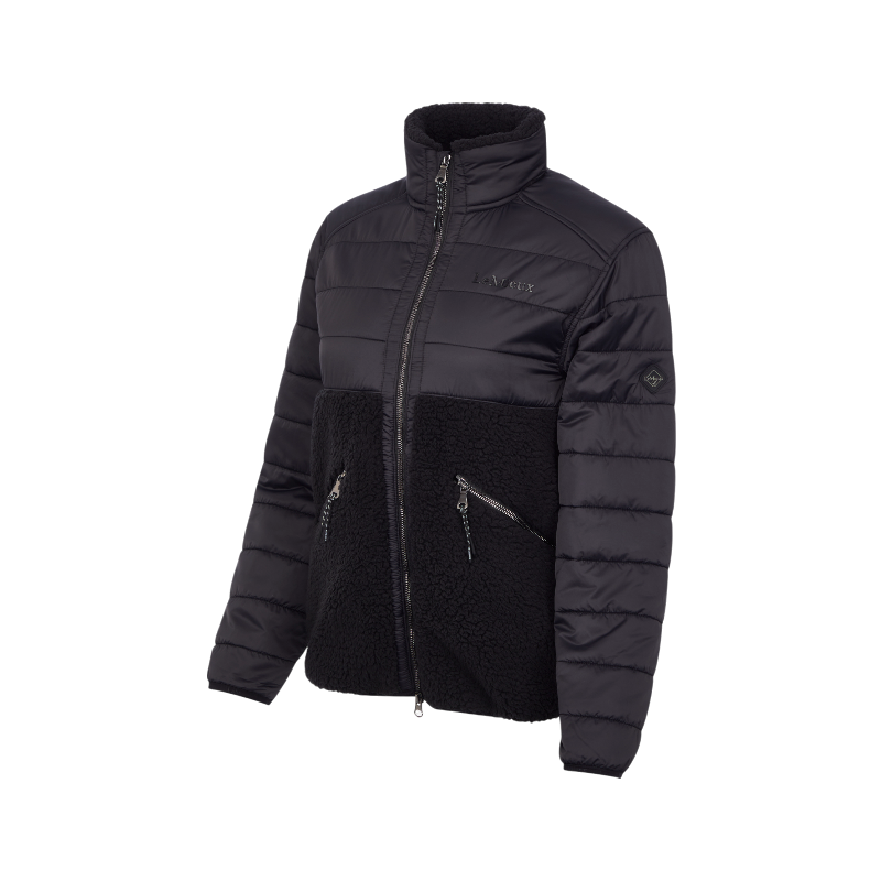 Lemieux - Polaire manches longues hybride femme Alissa noir