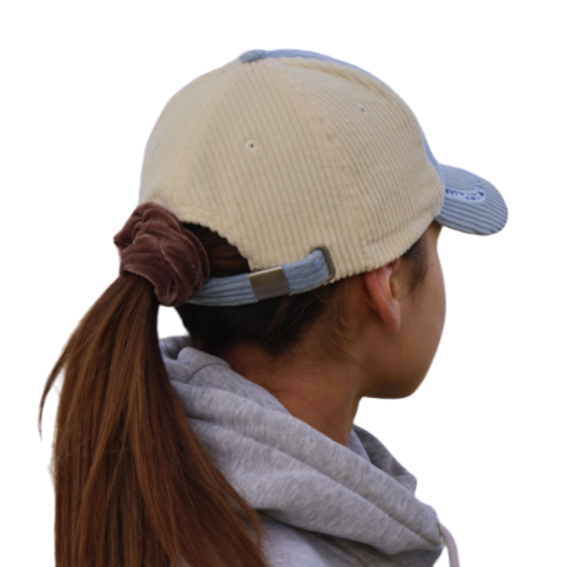 Les poneys de Zoé - Casquette Ponylove bleu ciel et beige