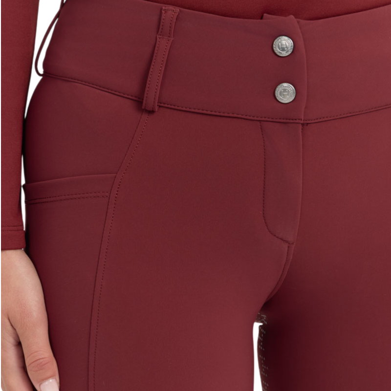 Harcour - Pantalón de equitación mujer Ludivine vigne