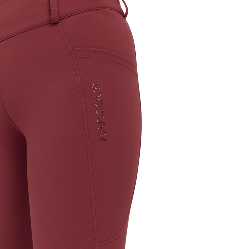 Harcour - Pantalón de equitación mujer Ludivine vigne