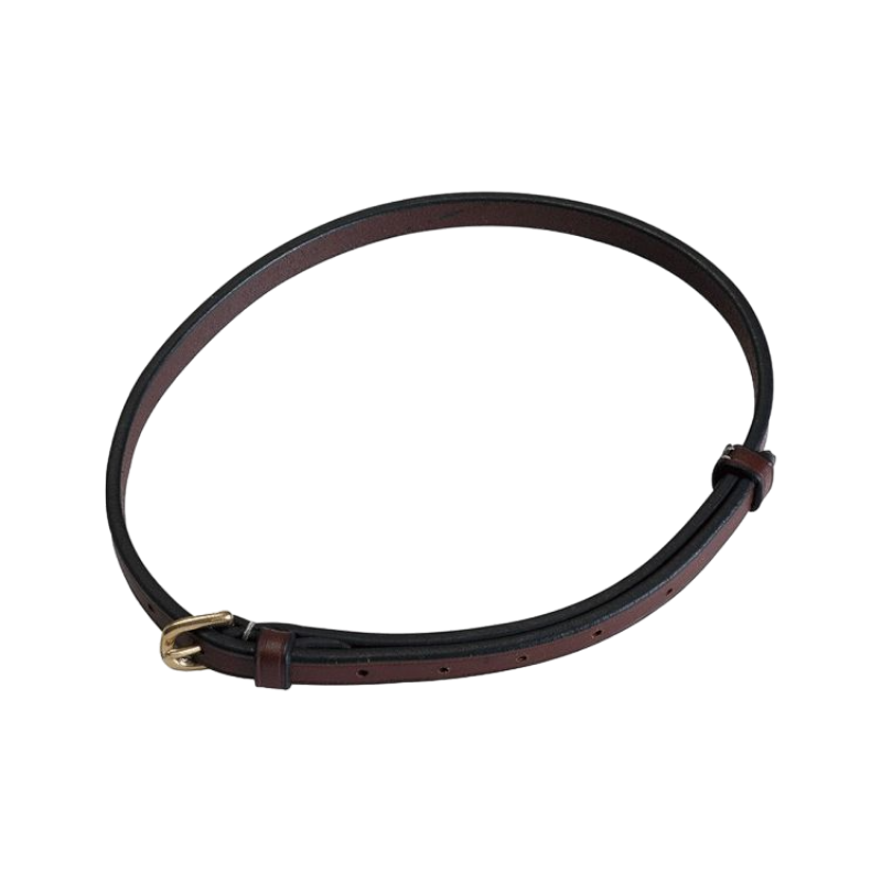 Eric Thomas - Havana combined noseband strap 12 mm