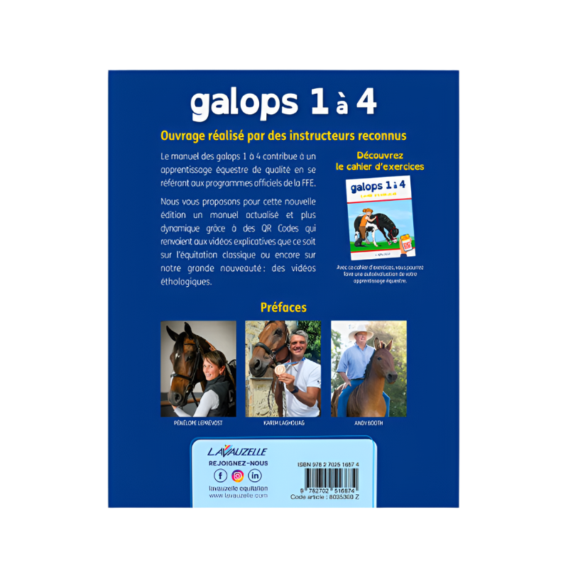 Lavauzelle - Gallops preparation book 1 to 4 with videos