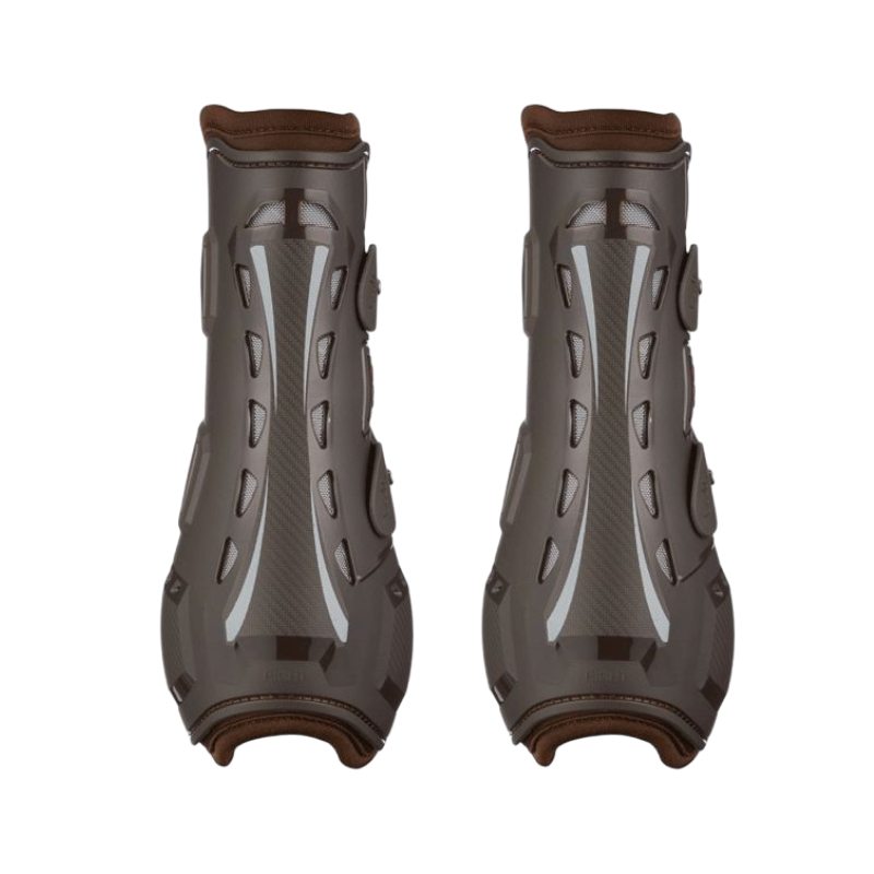 LeMieux - Impact Responsive brown gel open gaiters