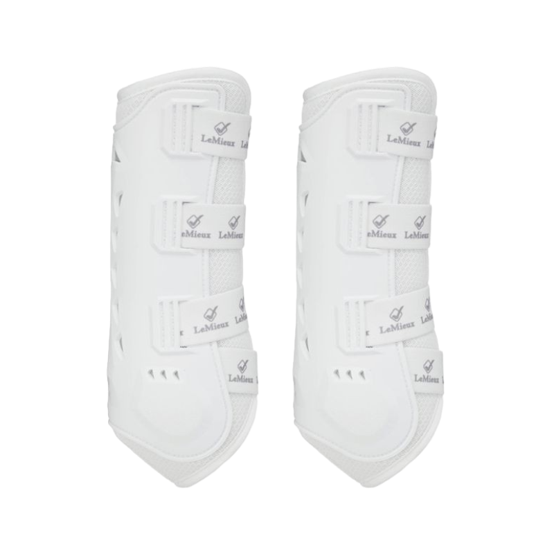 LeMieux - Ultra Mesh Snug closed gaiters white