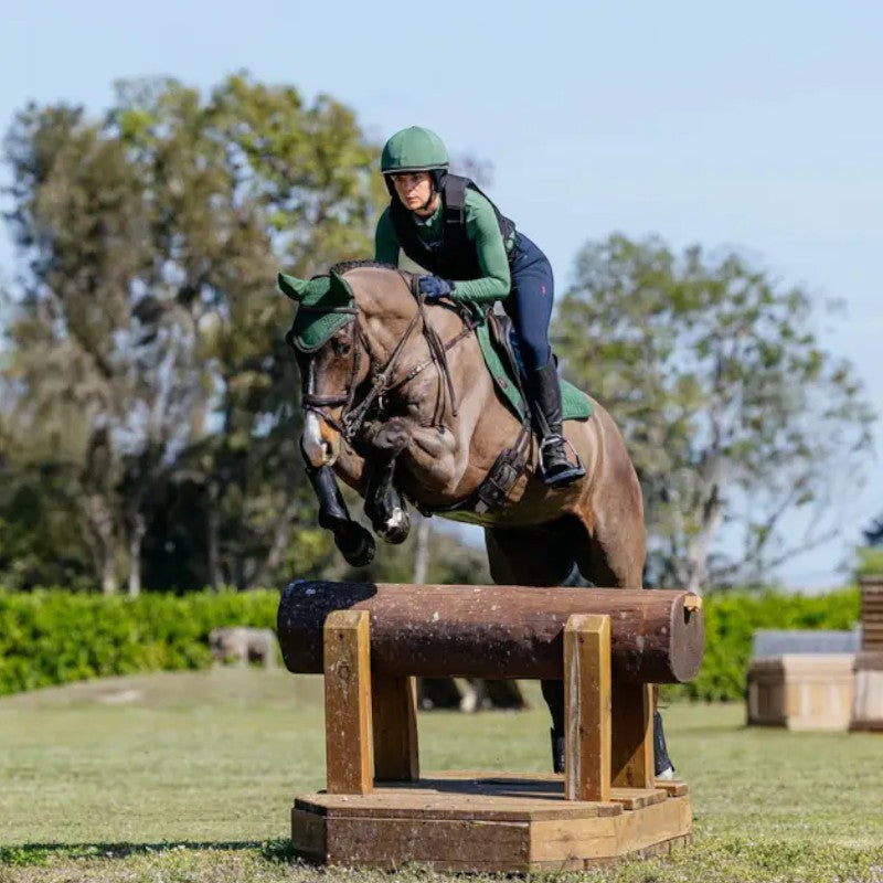 LeMieux - Suede Close Contact Square Saddle Pad hunter green | - Ohlala