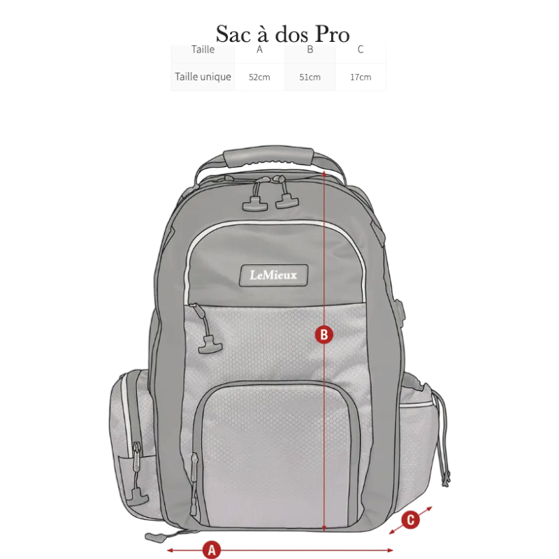 Sac à dos Pro marine - LeMieux