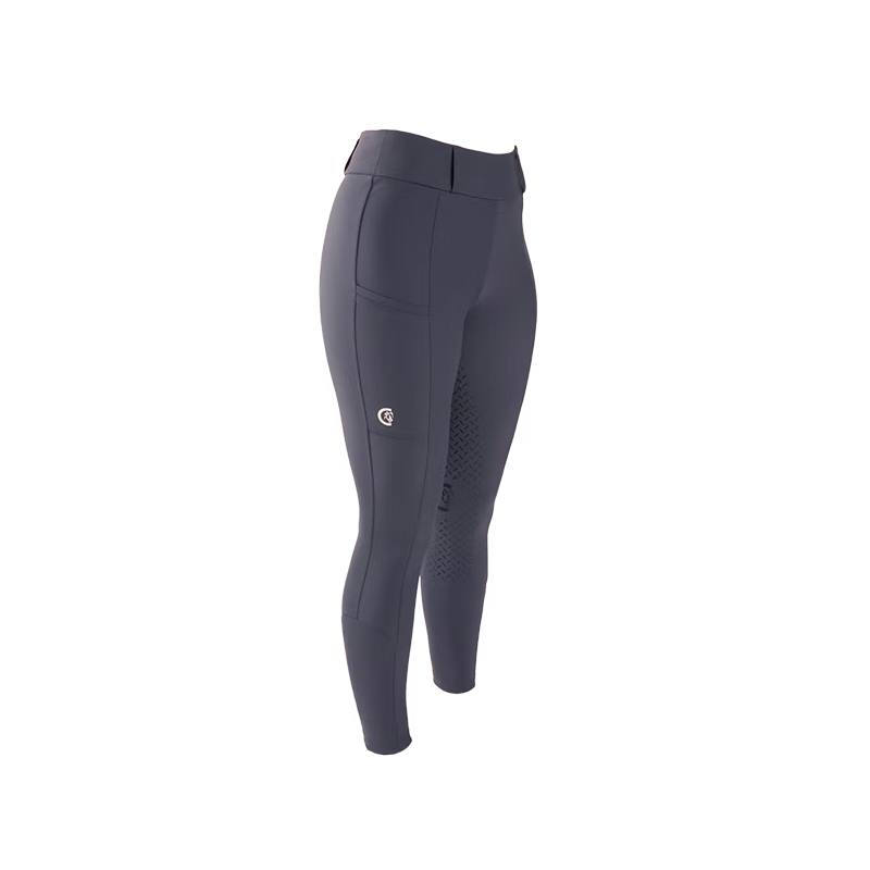 Kentucky Horsewear - レディース乗馬レギンス Classic オーシャンブルー フルグリップ | - Ohlala
