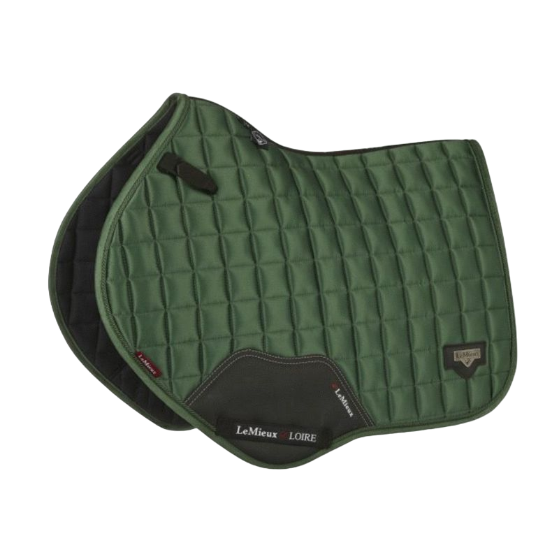 LeMieux - Tapis de selle Loire Classic Satin Close Hunter Green | - Ohlala