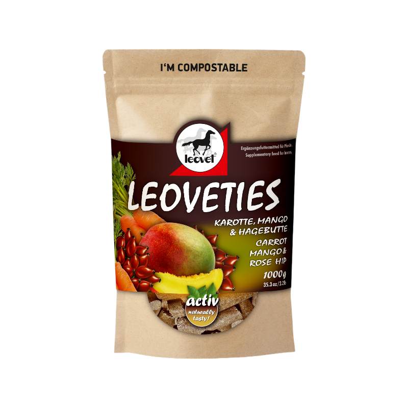 Leovet - Leoveties carrot, mango and rosehip treats for horses 1 kg