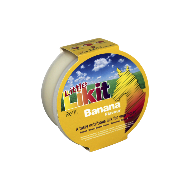 Likit - Friandise pour chevaux pierre banane 250 g