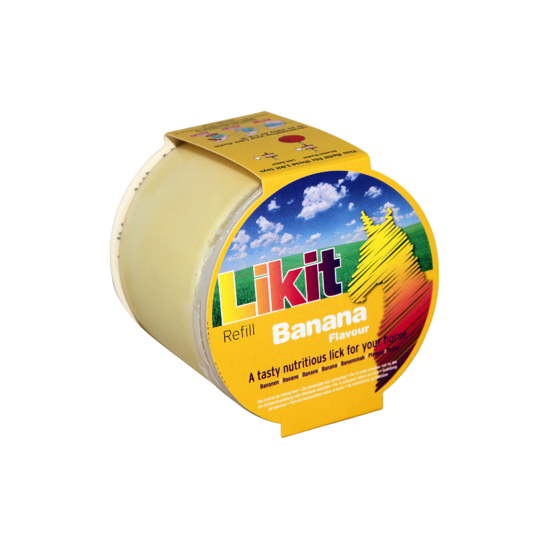 Likit - Friandise pour chevaux pierre banane 650 g