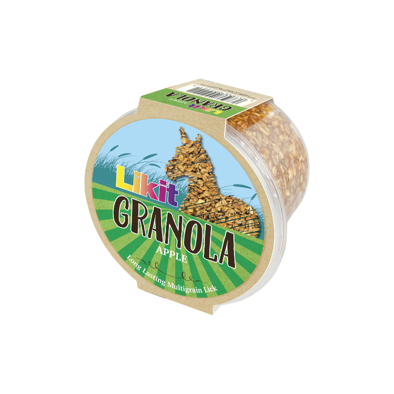 Likit - Friandise pour chevaux pierre granola pomme 550 g