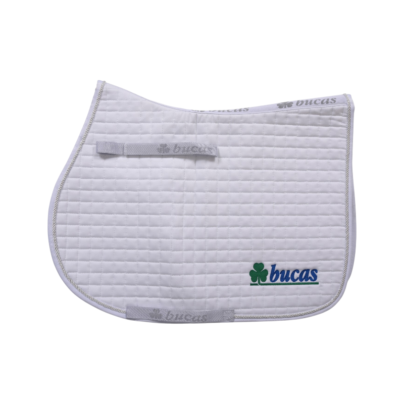 Bucas - Max Saddle Pad Bucas Logo White/White