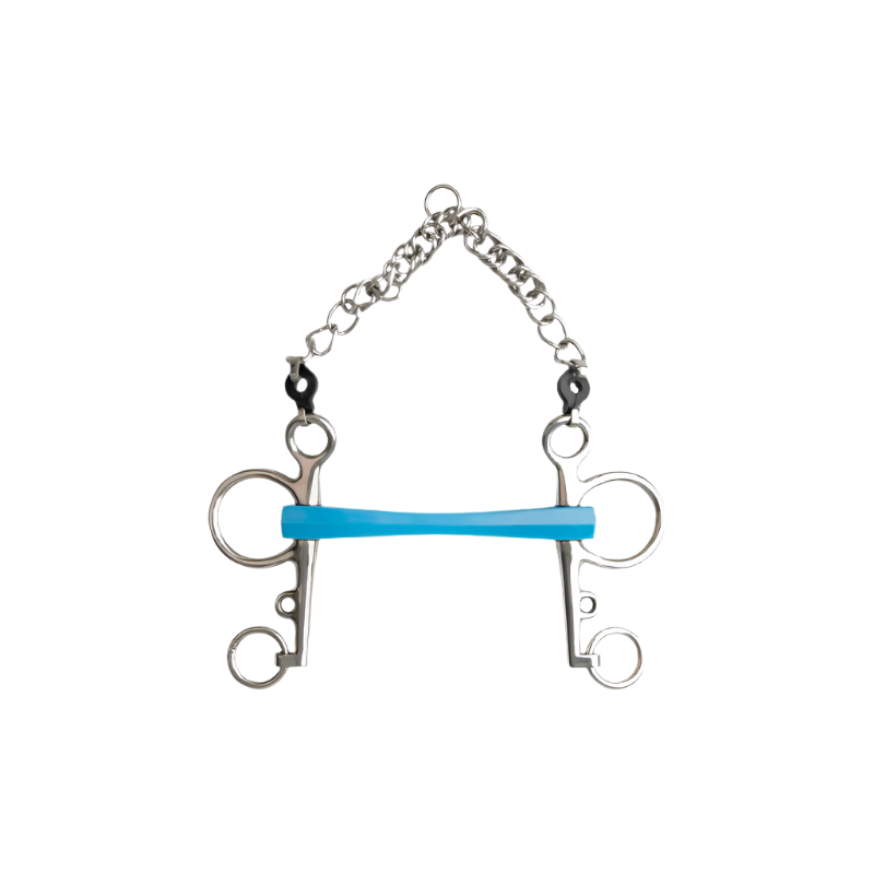 Metalab - Pelham Flexi bit straight long branches blue