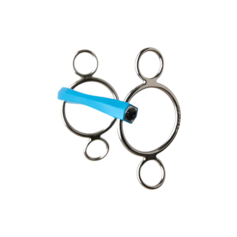 Metalab - Straight Flexi adjustable jaw three rings blue