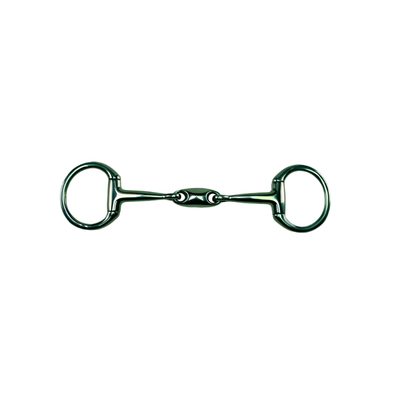 Metalab - Full double-jointed olive bridle bit