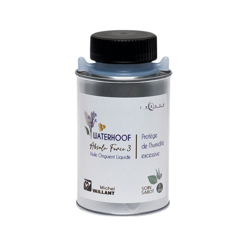 Michel Vaillant - Absolute Waterhoof organic hoof oil with applicator