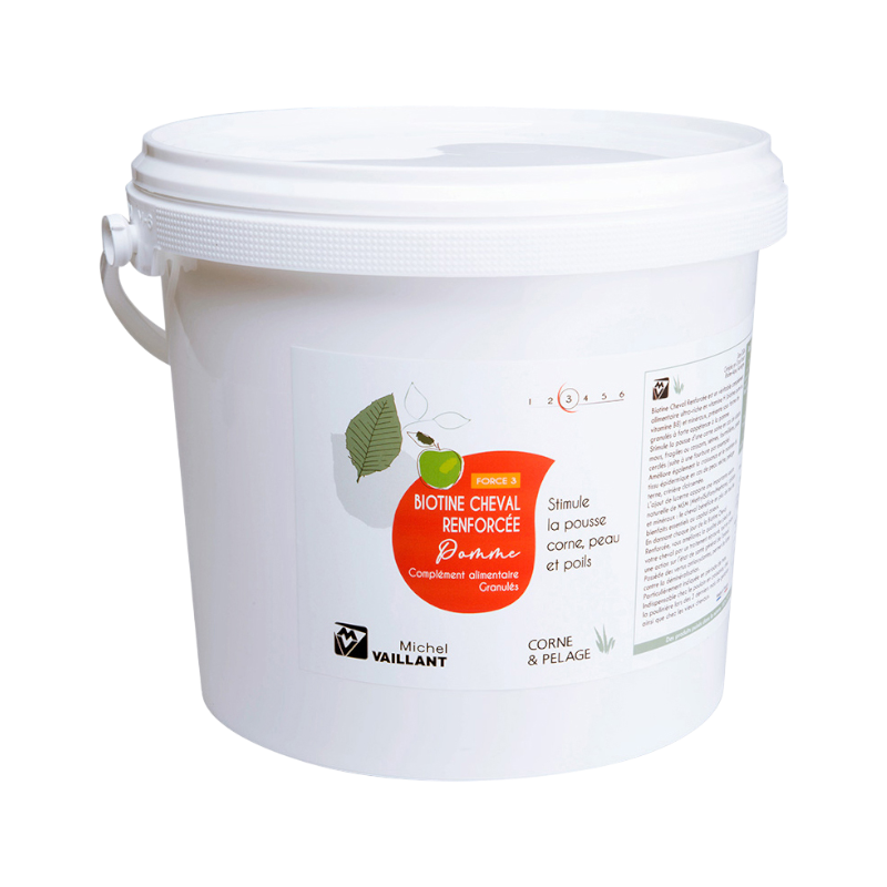 Michel Vaillant - Complément alimentaire granulés pour sabot et peau Biotine renforcée pomme