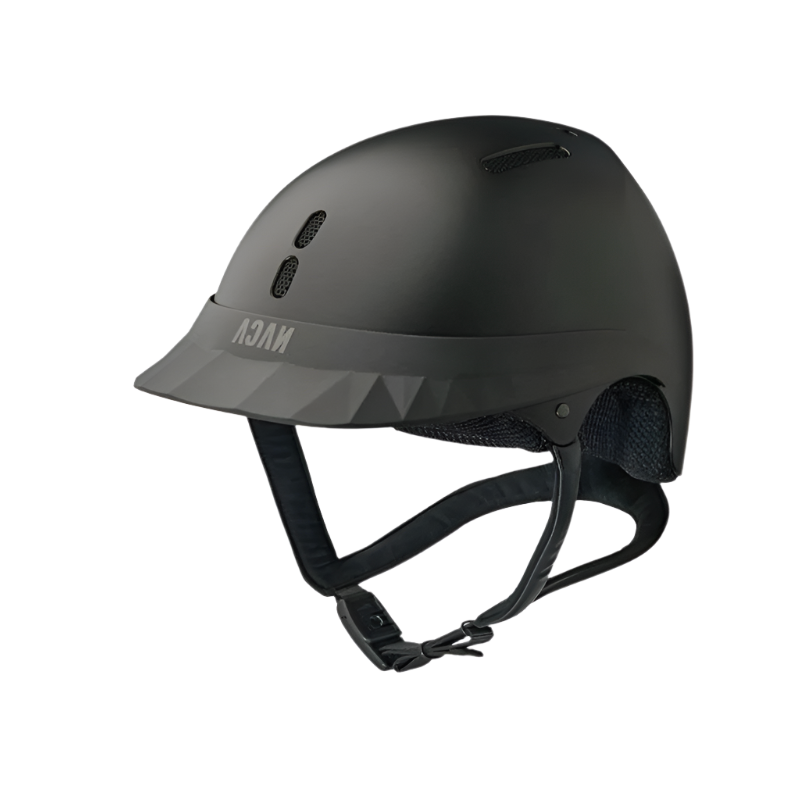 NACA - Casco de equitación Gravity S visera estándar mate negro | - Ohlala