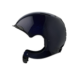 NACA - Kask jeździecki Gravity XP bez daszka carbon błyszczący niebieski | - Ohlala
