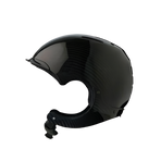 NACA - Kask jeździecki Gravity XP bez daszka carbon błyszczący czarny | - Ohlala