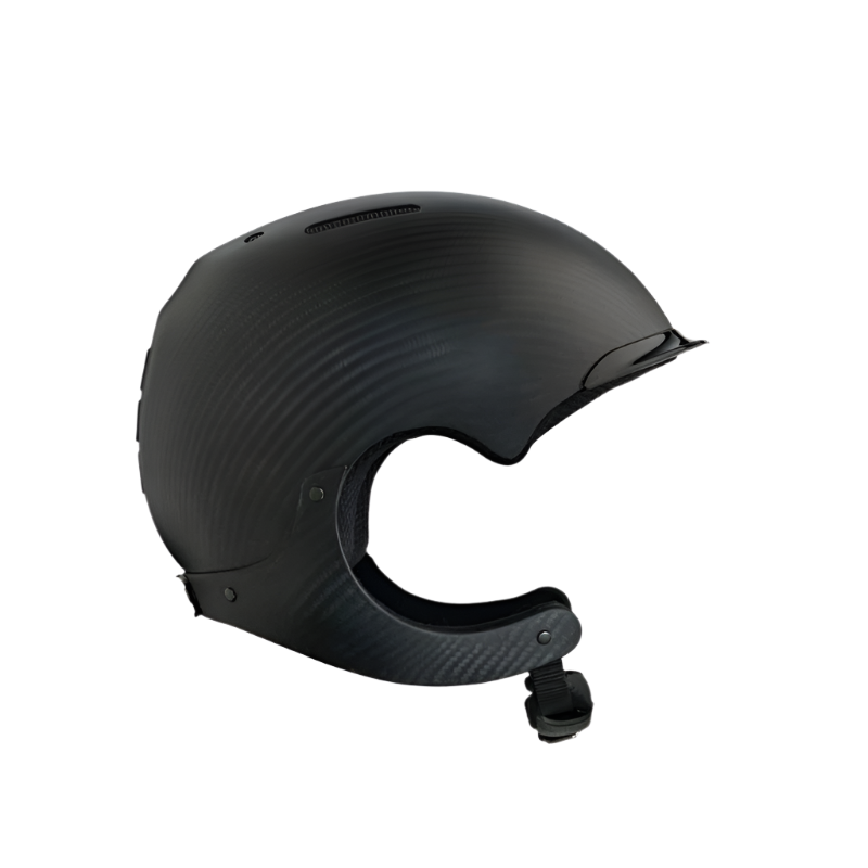 NACA - Casque d'équitation Gravity XP sans visière carbon mat noir