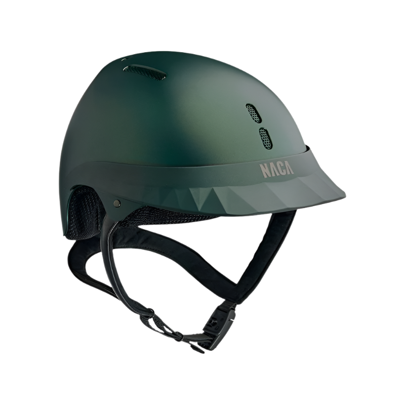 NACA - Gravity S riding helmet with standard matt green visor