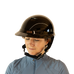 NACA - Capacete de equitação viseira polo Comète XP preto brilhante | - Ohlala