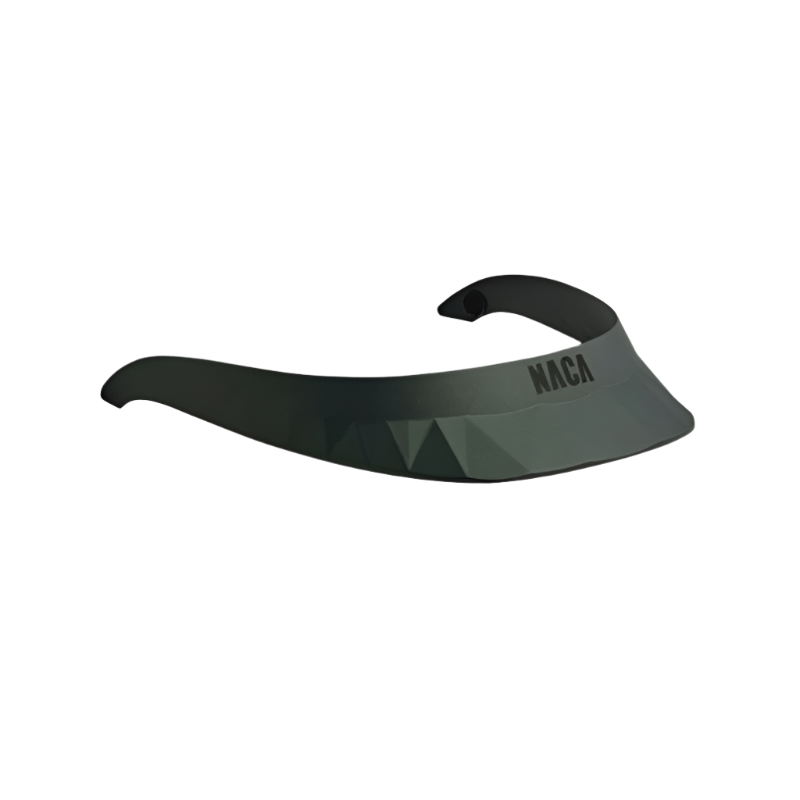 NACA - Standard visor matt green/black logo