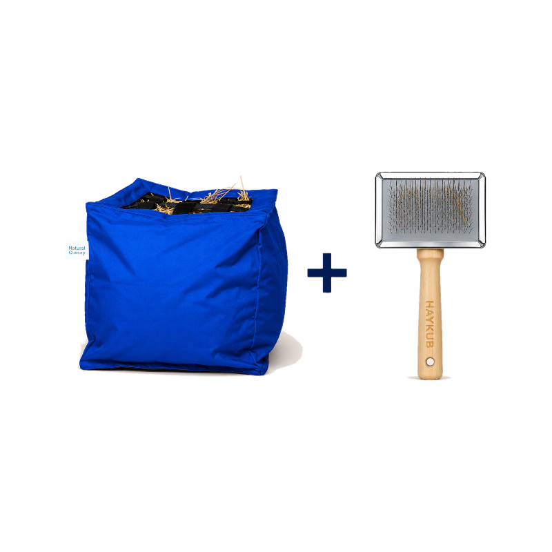 Natural' Innov - Zestaw Natural'Kub + Natural'Brush błękit królewski
