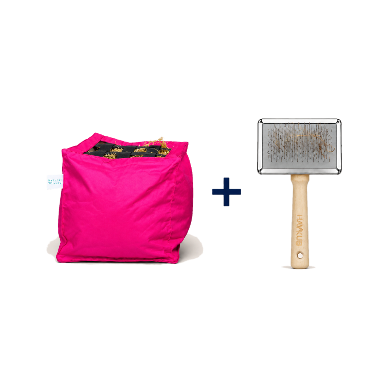 Natural' Innov - Pack Natural'Kub + Natural'Brush różowy