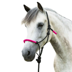 Norton - Licol éthologique et longe Fun colour noir/fuschia | - Ohlala