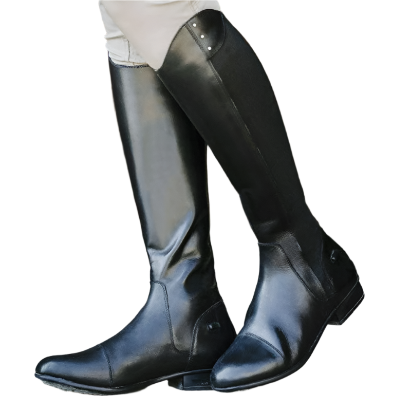 Norton - Forall black leather riding boots