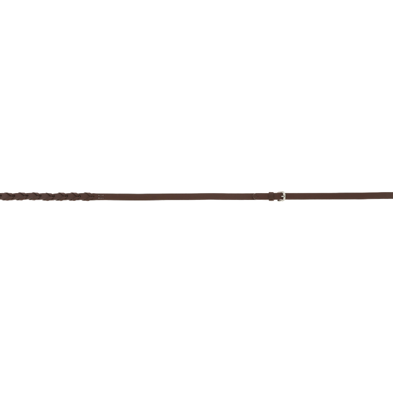 Norton - Rênes tressées 13 mm havane | - Ohlala