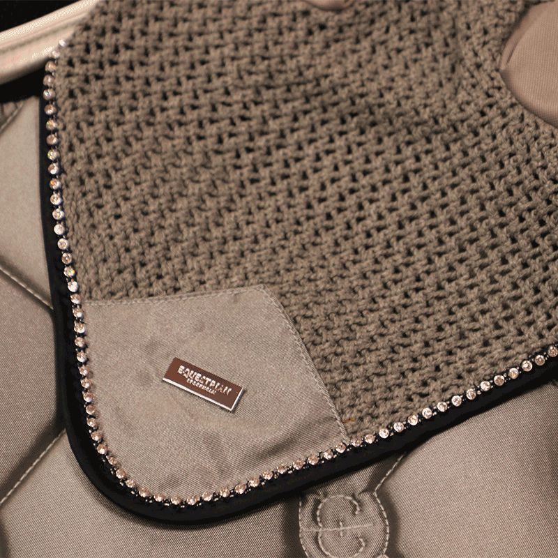 Equestrian Stockholm - Bonnet pour cheval Crystal Grey | - Ohlala