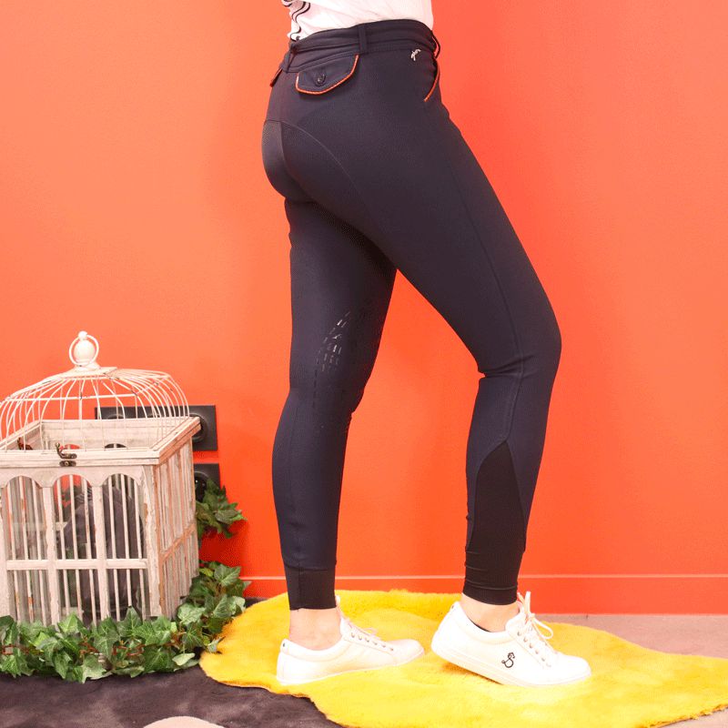 Pénélope Store - Pantalon d'équitation femme  Point Sellier Marine | - Ohlala