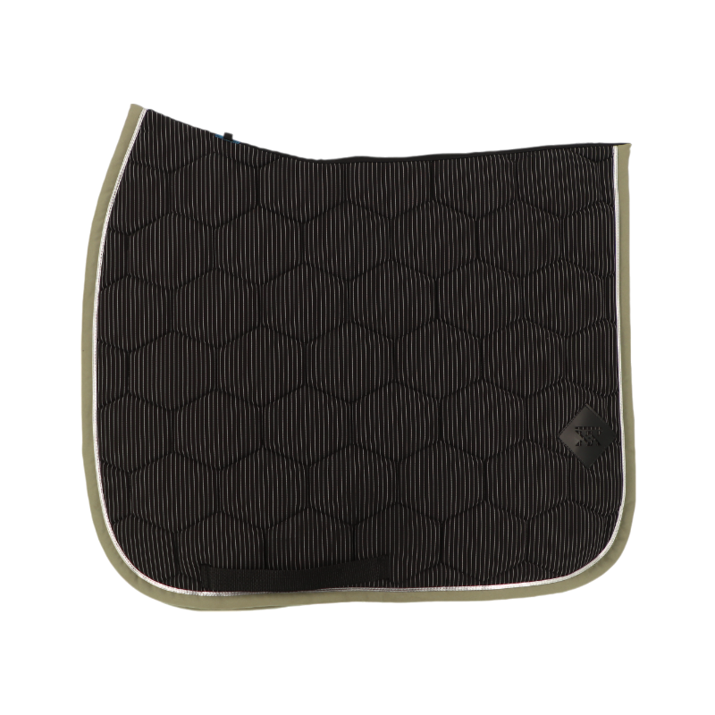 Oxxer - Tapis de dressage Corporate noir et tilleul