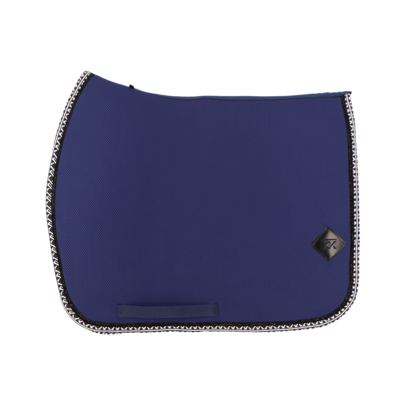 Oxxer - Tapis de dressage Monogramme Mesh marine