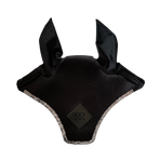 Oxxer - Short horse ear bonnet Diamond black anthracite glitter | - Ohlala