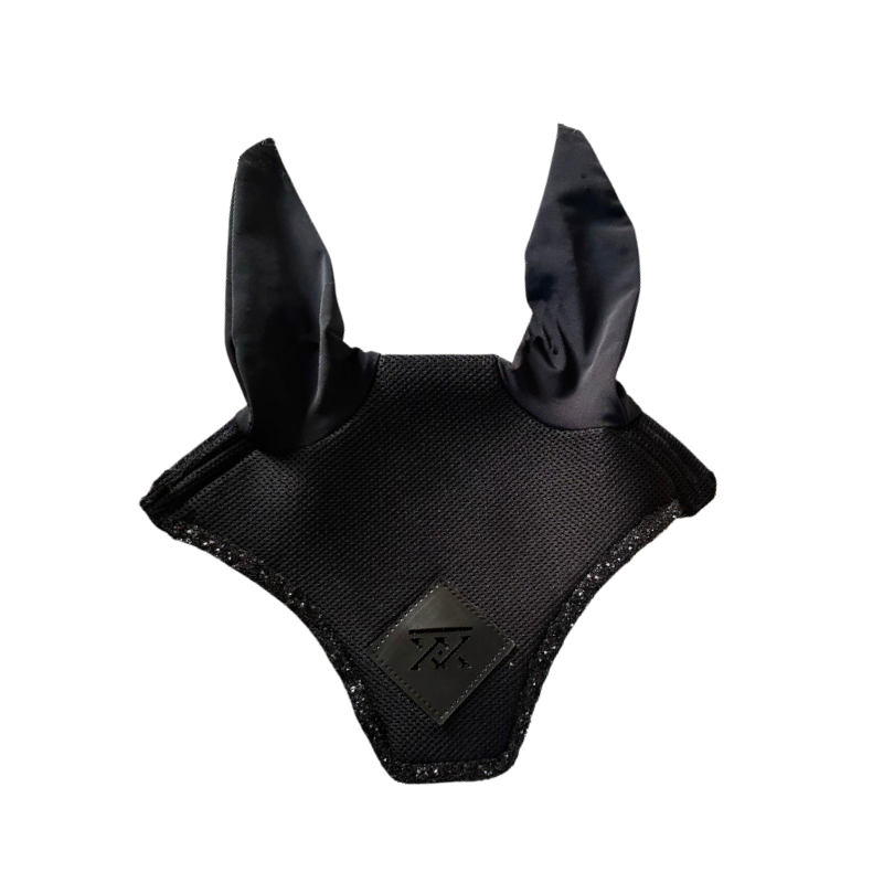 Oxxer - Short cap for horses Black diamond black sequins 