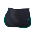 Oxxer - Sattelpad Mesh schwarz/ tannengrün schwarze Pailletten | - Ohlala