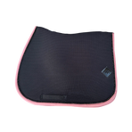 Oxxer - Sattelpad Mesh schwarz/ altrosa schwarze Pailletten | - Ohlala