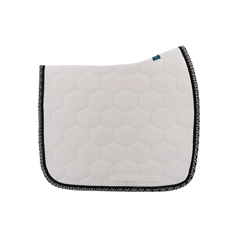 Oxxer - Monogram dressage mat white/black